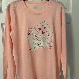 J. Crew Factory Love Letters Graphic Tee